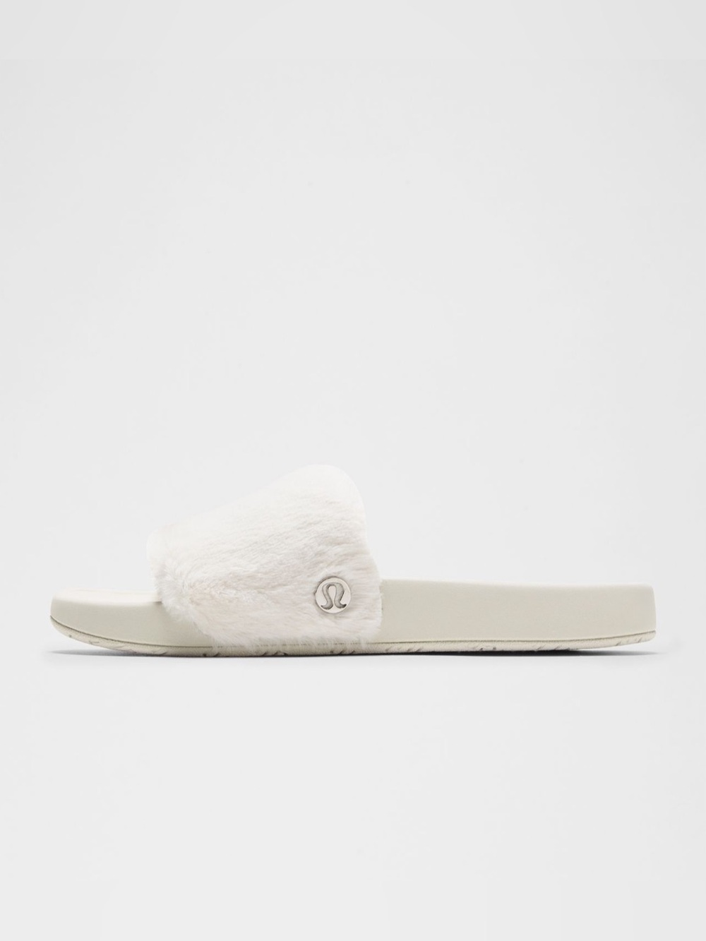 Lululemon Women’s Rest Feel Faux Fur Slide in size 8